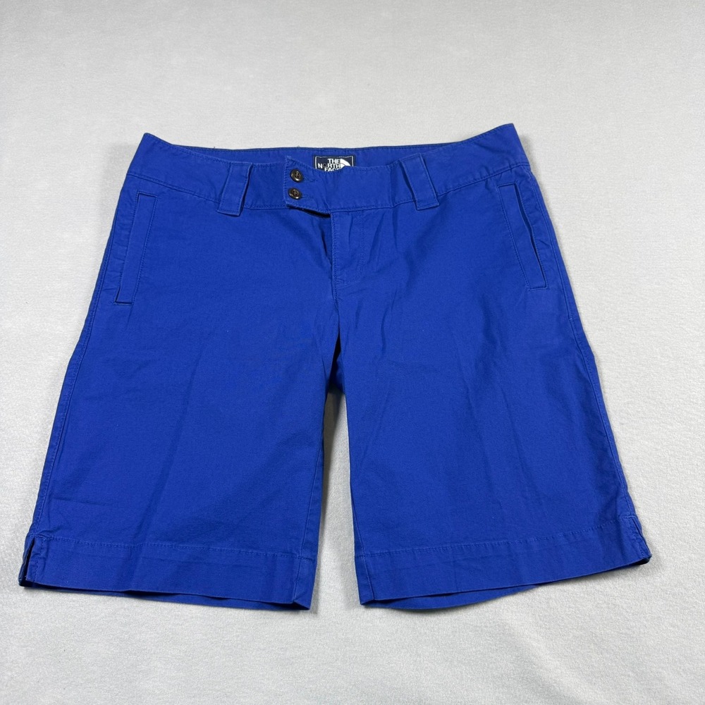 The North Face Womens 14 Look Sharp Shorts Blue Hiking Outdoor Gorpcore Utility